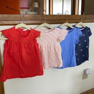 Girls 2t T-shirts and white jean short!